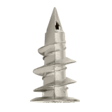 Metal Self Drive Plasterboard Plugs with 8 x 35mm Pozi Panhead Screws Pack of 100